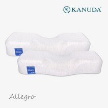 [가누다베개] 블루라벨 알레그로 2개세트 메모리폼 경추베개, BL2(S)(M)