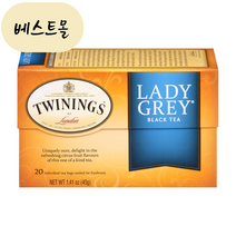 트와이닝 레이디 그레이 티 홍차 20 티백, 1개
