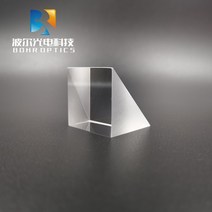 직각 프리즘 25.4x25.4x25.4mm 코팅 없음 N-BK7 (K9) 정밀 광학 기기 용 부품 유리, 한개옵션0