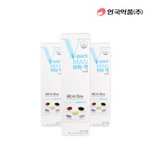 [안국약품] 브이팩 V-PACK 하루한포데일리 남성용 90포 (3개월분) 외 브이팩여성 칼마디젤리 푸룬젤리 토비콤아이젤리, 단품, 단품