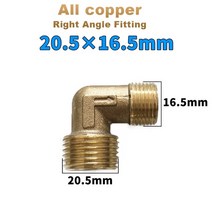 에어실린더 공압실린더 오일 기계사일런트 오일 프리 공기 압축기 공기 실린더 헤드 용, 20.5x16.5 구리