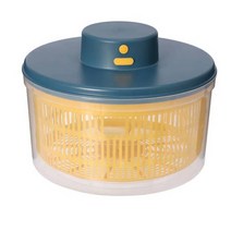 농산물 소형 야채 건조기 3l usb 야채 과일 전기 배수 바구니 탈수기 샐러드 다기능 가정용 건조기 흔들 플라스틱 주방 도구 스피너가정용 산업용 고추말리는 기계, 푸른