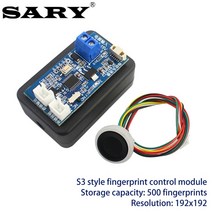 SARY 지문 인식 모듈 DC3.5v-15v 액세스 제어 보드 DC12V 저전력 전기 잠금, 02 S3