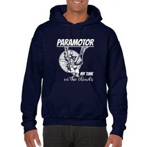 패러글라이딩장비 재미 있은 Paramotor 강화한 패러 글라이더 Hoodies 선물 새로운 봄 높은 탄력있는면 상, 02 네이비 블루_02 M