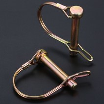 자전거 트레일러 2pcs 스틸 빠른 잠금 트럭 커플러 안전 핀 유모차 카고 보트 히치 후크 클립 d 모양 버클 핀 m8 50mm, 없음