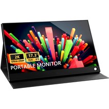 15.6인치 터치 패널 휴대용 모니터15.6 인치 터치 패널 휴대용 모니터 c타입 usb HDMI 호환 컴퓨터 ps4, 04 17.3 Inch 1920_04 EU plug