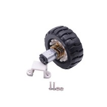 리니어모터 가이드모터 인코더가 있는 DC3V6V12V 기어 모터 43mm 휠 커플 링 브래킷 키트 DiY Arduino 로, 09 250_02 6V