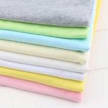 캔버스원단 옥스포드원단 패브릭원단 50*160cm 탄성 코튼 니트 저지 원단 DIY 봉제 아기 의류 하프 미터, 07 dark green