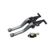 SEMSPEED-3D 마름모 짧은 주차 브레이크 레버 오토바이 클러치 자동 잠금 혼다 PCX125 PCX150 2010-2020, PCX150 Gray