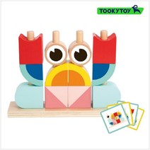 투키토이 여러모양 스태킹 게임 유아 쌓기놀이 원목 블록