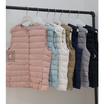 디앤덕 남녀공용 초경량 빅사이즈 오리털 조끼