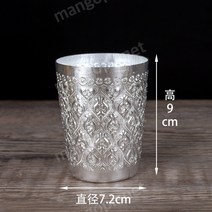 주석잔 찻잔 호텔 레스토랑 식기 장식 차 커피 컵 호텔 태국 일본 인테리어 잔 식기, 손잡이 없음 컵 B