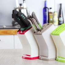 씽크대공간활용 플라스틱 주방칼꽂이 수납함 정리대 거치대 칼보관함 진열대 과도칼, 1개, 모던칼블럭핫핑크