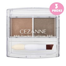 Cezanne 세잔느 일본발송 파우더리 아이브로우 P1 3팩, 3개