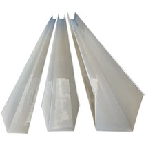 빗물받이 물받이 비 처마 pvc 판넬 배수 지붕 수로관, S