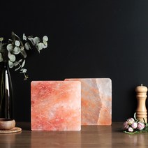 캠핑 솔트 맥반석 직화 소금 도마 가스렌지 고기 불판 플레이팅 구이용 돌판