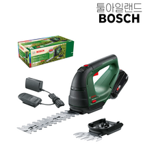 보쉬 AdvancedShear 18V-10 충전 전정기 트리머 조경톱 전정가위 2.0Ah, 1개
