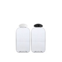 납작 페트150 150ml 낱개 바둑이마개 플라스틱 페트병, 흰색