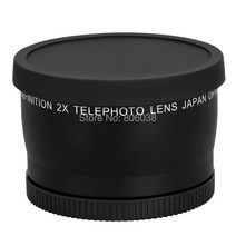 58mm 2.0X 전문 망원 렌즈 캐논 5D/6D/60D/ 350D / 400D / 450D / 500D / 1000D 18-55MM 렌즈, 한개옵션0