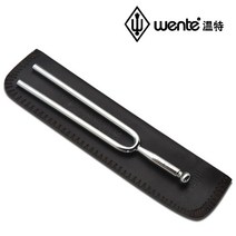 독일 수입 Wente 국제표준 37A 소리굽쇠 A440 442Hz 바이올린 피아노 공용, 원형 440Hz+오리지널 가죽커버 (독주추천)
