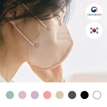 브이라인마스크 색깔 컬러 편안한 kf 흘러내리지않는 가벼운 여름 세부리형 마스크, 그레이 50매