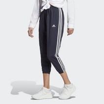 아디다스 ADIDAS 퍼포먼스 우먼스 에센셜 3S 우븐 7/8 팬츠 트레이닝팬츠 에슬레저 데일리바지 7부바지 8부바지 짧은긴바지 HT3398/IC0558