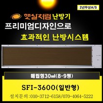 난방기 천정형난방기 벽걸이난방기 원적외선히터 사무실난방 절전형 공장 무풍난방 복사난방 고온형 햇살처럼난방기 전기난로 따뜻한 천장형난방기 카본히터, 화이트, SFI-3600(매립)