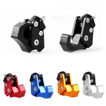 제로센스 오토바이 접이식 후크 봉지걸이 헬멧걸이 바이크 xmax300 nmax125 pcx125튜닝, 1개, 빨강