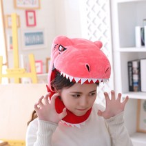 다매다매 인싸 동물 공룡 모자, 핑크