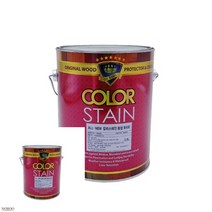 올뉴 칼라스테인 목재용 오일스테인 3.5L 13종 방부목페인트 목재오일, 옐로우