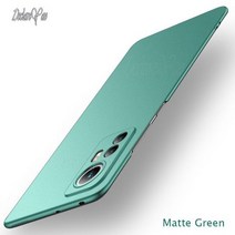 Xiaomi-Mi 11 라이트 프로스트 하드 케이스 12S 울트라 슬림 매트 코크 Xiaomi Mi 12 11T 12T 프로 12X 11i 11X 10T 10 S, Matte Green, 그린