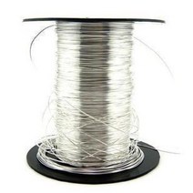 실버 와이어 20개 DIY 솔리드 9999 스털링 팔찌 목걸이 귀걸이 고급 보석 가공, 0.25mmx100cm