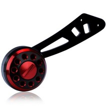 RUKE 새로운 낚시 릴 핸들 낚시 로커 단일 합금 릴 핸들 구멍 크기 8*5 MM Abu 및 Daiwa 용 정장, 레드 38mm