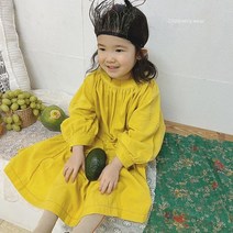 [OJO DE PAPA]오조드 제니원피스/아이보리 핑크 옐로우
