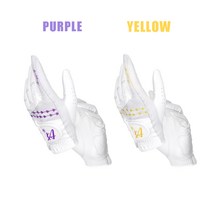 애니 콜드 메쉬 여성 양손 시원한 여름 골프장갑 스크린골프 연습용 필드용, 노랑(옐로우)