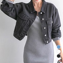 [나크21] 데일리 크롭 데님자켓 NK21-J-9