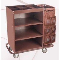 호텔 청소 카트 린넨 무빙 이동식 스텐 핸디 무소음 이동 객실 서비스 호텔 청소, 상세 페이지 참고, Y15 올스틸 더블 패스 리넨 카트