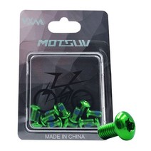 12pcs T25 MTB 도로 경주 자전거 브레이크 디스크 로터 M5x10mm 볼트 산악, green_4