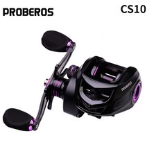 PROBEROS 베이트 캐스팅 릴 캐스팅 10KG22LB 드래그 낚시 릴 18 1BB 고속 7.2:1 슈퍼 메탈 마그네틱 브레이크 릴, 왼손, CS10