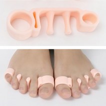 새끼 발가락 휨 교정 2p 사이습진 발 발가락 변형 엄지 네번째 발가락통증 저림, 화이트