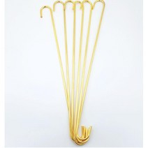긴 S자 50cm 금색 행거 후크 걸이 매장 망고리 부품 매대 철망진열 깔끔