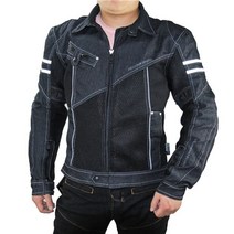 오토바이 바이크 라이더 보호 자켓 재킷 슈트 클래식 komine jk-006 레이싱 및, l, 검은 색
