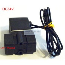 배송 1/4 공압 플라스틱 전기 물 솔레노이드 밸브 2p025-08 정상 폐쇄 24 v dc, AC110V_1/8