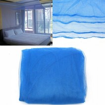 사각 모기장 블루 중 방충망파는곳 침대용모기장