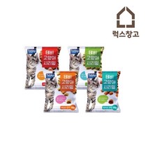 고양이 사료 샘플 설사 간식 시리얼 참치 게살, 60g - 참치와게살