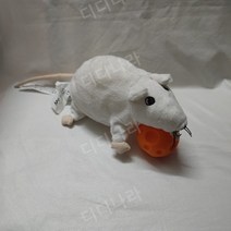 이케아 쥐 인형 고시그무스 봉제 애착 고양이 흰색 갈색 회색 검정색, 큰 흰색 마우스(라벨있음)