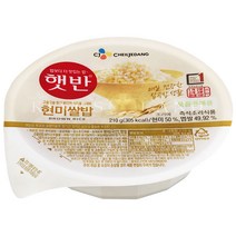 햇반 현미쌀밥, 4개, 210g