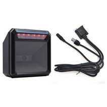 핸즈프리 2D 1D 바코드 스캐너 QR 전방향 데스크탑 리더 블랙 MP7000, MP7000-RS232-Cable