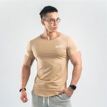 남성 짐웨어오버핏 헬스오버핏반팔 어깨넓어보이는옷 여름반팔티셔츠 여름 반팔 티셔츠 피트니스 슬림 스포츠 체육관 티 면 셔츠 러닝