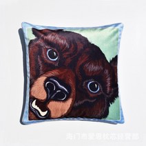 패브릭 가죽 인조 소파 벨벳 패브릭 미국 럭셔리 듀플렉스 전체 인쇄 홈 소파 쿠션 커버 베갯잇 코어 카시, 04 HM64_01 450mm*450mm